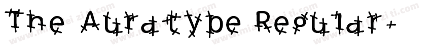 The Auratype Regular字体转换